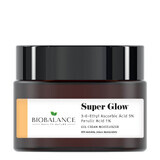 Crema-gel illuminante Super Glow con Acido Ascorbico 5% + Acido Ferulico 1%, antirughe, contro macchie pigmentarie, Bio Balance, 50 ml