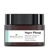 Crème anti-rides Super Plump intensément hydratante avec collagène hydrolysé 3% + acide hyaluronique 3D 1,5%, Bio Balance, 50 ml