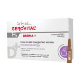 Gerovital H3 Derma+ suero concentrado antiarrugas, 10 x 2 ml, Farmec