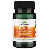 Vitamina B6 P5P, 20 mg, 60 cápsulas, Swanson