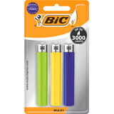 Encendedores BIC Maxi, 3 unidades