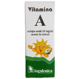 Solución oleosa de vitamina A - 10ml, Biogalénica