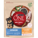 Purina ONE Hundetrockenfutter mit Huhn und Reis, 800 g