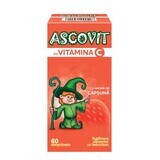 Ascovit con Vitamina C sabor fresa, 60 comprimidos, Perrigo