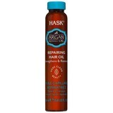 Hask Olio riparatore per capelli con olio di argan, 18 ml