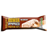 Barrita energética sin azúcar con 34% de proteínas y Power Pro Deluxe, 80 g, Nature Tech