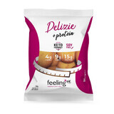 Koolhydraatarme Vanille Lemon Delight Koekjes, 50 g, Feeling Ok