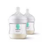 Juego de biberones anticólicos Natural Response, 0 meses+, 2 x 125 ml, Philips Avent