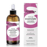 Olio concentrato corpo con olio essenziale di Rosa Damascena, 100 ml, L'Erboristica