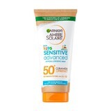 Lapte de corp pentru copii Sensitive Advanced Ambre Solaire, SPF 50+, 175 ml, Garnier