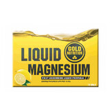 Magnesio líquido, 250 mg, 10 viales, GoldNutrition