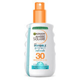 Invisible Protect Ambre Solaire Spray Corps, SPF 30, 200 ml, Garnier