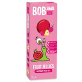 Gelatina natural de pera, frambuesa y remolacha, 27 g, Bob Snail