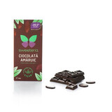 Chocolate amargo con edulcorante natural stevia 70%, 100 gr, Sweeteria