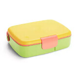 Bento Lunchbox met roestvrij stalen bestek, +18 maanden, Geel, Munchkin