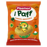 Baby Puffs de zanahoria y brócoli, 12 meses+, 15 g, Plasmon