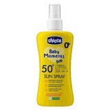 Dermopediatric Zonnebrandspray SPF 50+ Baby Moments, 0 maanden+, 150 ml, Chicco