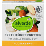 Alverde Naturkosmetik Feste Körperbutter mit Vanille- und Mandelduft, 40 g