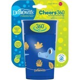 Cheers 360 Baby beker, 9 maanden+, Blauw, 300 ml, Dr Browns