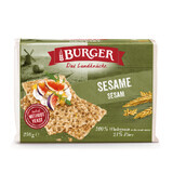 Tranches de pain au seigle complet et au sésame, 250 gr, Burger