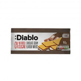 Barquillos sin azúcar rellenos de chocolate, 160 g, Diablo