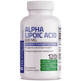 Ácido alfa lipoico, 600 mg, 120 cápsulas, Bronson Laboratories