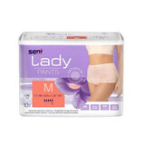 Lady Pants saugfähige Höschen für Frauen, M, 10 Stück, Brüste