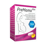 Complejo multivitamínico PreMama Duo, 30 comprimidos, Alkaloid