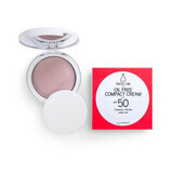 Base de maquillaje compacta tono medio, FPS 50, 10 g, Laboratorio Juventud