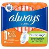 Tampons absorbants Always Ultra Normal, 10 pièces, P&amp;G