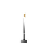 Brosse à dents Gold + base Asphalt Grey, Feather