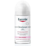 Eucerin Déodorant roll-on sans aluminium avec protection 24h, 50 ml