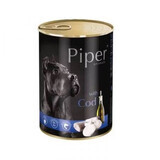 Comida húmeda con bacalao para perros Adulto, 400 g, Piper