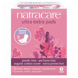 Absorbant de nuit Ultra Extra (Long), 8 pièces, Natracare