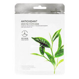 Maschera in tovagliolo antiossidante al tè verde, 23 ml, Beauugreen