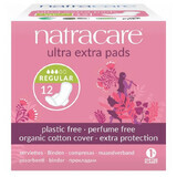 Ultra Extra Night Absorbent (Normal), 12 Stück, Natracare