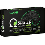 Omega 3+, 30 cápsulas, Canah