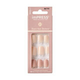 Impress Valse Nagels, Simple Pleasure Kort, Kiss