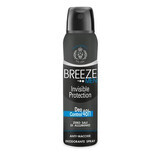 Desodorante en spray para hombre Invisible Protection, 150 ml, Breeze