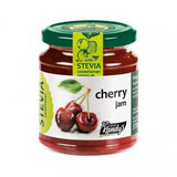 Mermelada de cerezas ácidas edulcorada con estevia, 370 g, Kandy's