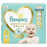 Pañales Premium Care, No. 2, 4 - 8 kg, 88 pzs, Pampers