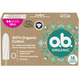 OB. Mini-tampons biologiques, 16 pièces