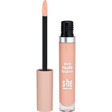 Brillo de labios She colour&amp;style Pure Nude 341/005, 5,2 g