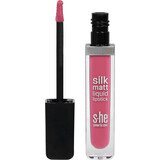 She colour&style Rossetto liquido Silk matt 338/015, 5,2 g