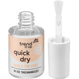 Trend !t up Base&amp;Top Coat sneldrogend, 10,5 ml