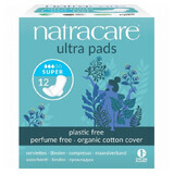 Absorbentes Ultra Pads Super Organic Finned, 12 piezas, Natracare