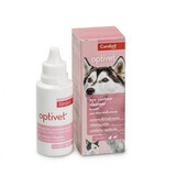 Optivet solución oftálmica para perros y gatos, 50 ml, Candioli