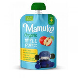 Puré de manzana ecológico, + 4 meses, 100 g, Mamuko