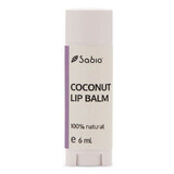 Bálsamo labial de coco, 6 ml, Sabio