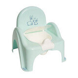 Taburete musical tipo orinal Rabbit, Mint, Tega